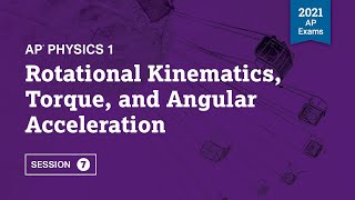 2021 Live Review 7  AP Physics 1  Rotational Kinematics Torque and Angular Acceleration [upl. by Heyman]