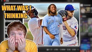 Reacting to My 2023 MLB Season Predictions [upl. by Ydarg]