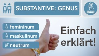 Genus Genera grammatisches Geschlecht Nomen Substantive maskulinum femininum neutrum [upl. by Sascha297]