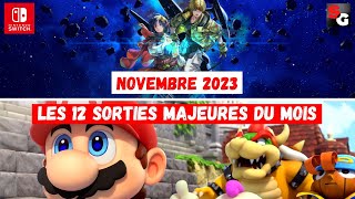 📅 Le Calendrier des Sorties Nintendo Switch  Novembre 2023 📆 [upl. by Miguelita308]