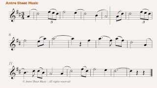 Amazing Grace Easy Violin Sheet Music [upl. by Emina]