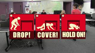 Great ShakeOut Earthquake Drill [upl. by Etnuaed]