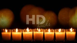 Row of 7 Candles  HD Background Loop [upl. by Biel202]