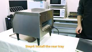 Commercial Conveyor Toaster 300PCS [upl. by Analat108]