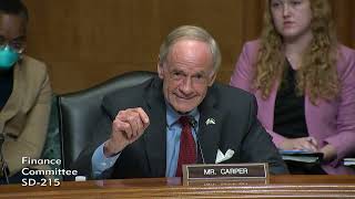 Senator Carper Emphasizes Need to Learn from States When Considering Federal Tax Policy [upl. by Keegan626]