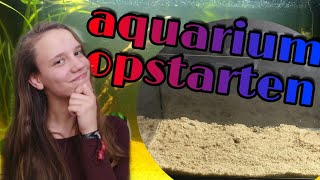 Een NIEUW AQUARIUM opstarten Stap voor Stap een Aquarium indraaien Nickey [upl. by Zetnwahs]