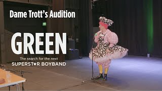 Dame Trotts Audition For Green The Boyband  Jack And The Beanstalk 2021 [upl. by Luciana]