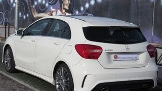 Mercedes A250 Prueba Portalcochesnet [upl. by Enelec]