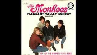 1967 HITS ARCHIVE Pleasant Valley Sunday  Monkees a 2 recordmono 45 [upl. by Nytsirc]