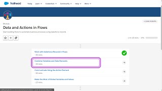 Combine Variables and Data Elements  Data and Actions in Flows [upl. by Root]