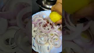 simple salad laccha onion salad chatpata onion salad pyaj ka saladshorts [upl. by Oleg]