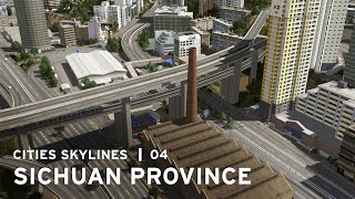 Underground Monorail  Cities Skylines Sichuan Province  04 [upl. by Stoddard]