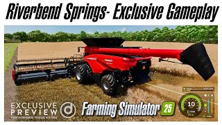 FS25 Riverbend Springs  Gameplay amp Equipment  Farming Simulator 25 [upl. by Hutt]