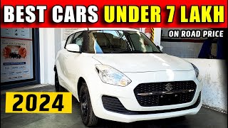 TOP CARS UNDER 7 LAKH in INDIA  2024  Best Cars in 7 Lakh [upl. by Allmon]