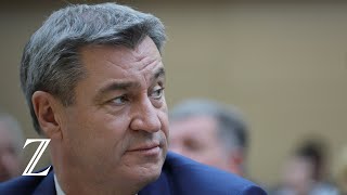 Markus Söder quotIch glaube nicht dass ein AfDVerbot der richtige Weg istquot [upl. by Auroora]