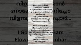 Sambar song lyrics dabzee sambar sambarsong dabzee rap song music dance rapsong [upl. by Elay]