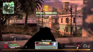 MW2  Silenced RPD Nuke On Rundown [upl. by Nana]