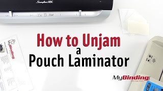 How to Unjam a Pouch Laminator [upl. by Clercq]