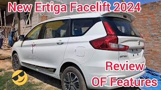 New Ertiga Facelift 2024 New Model VXI Review ampFeatures Taking Delivery of Ertigatrending [upl. by Reaht457]