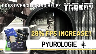 Does Overclocking Improve Performance in Escape From Tarkov Stock Vs OC Tests 12900K 3080 DDR5 [upl. by Annahoj547]