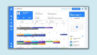 Vuejs  Vuetify JS UI Design Patient Dashboard using Agenda amp Calendar  HTML  CSS  Javascript [upl. by Cronin]