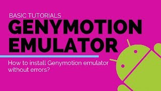 Basic Android Tutorial  How to install genymotion emulator and run it without errors [upl. by Weinreb]