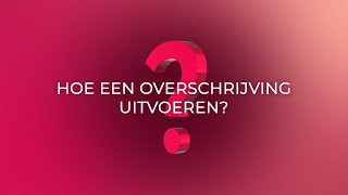 Belfius Mobile  Hoe een overschrijving uitvoeren [upl. by Armyn]