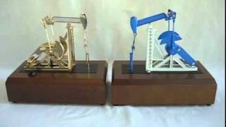 Miniature Oilfield Oil Well Pump Jack Models Gifts IndustrialAwardscom [upl. by Priestley888]