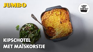 Wat eten we Kipschotel met maïskorstje [upl. by Leesa]