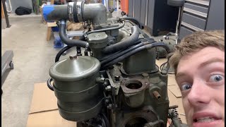 Classic Jeep Engine Rebuild Part 1 Engine Teardown [upl. by Cathrine]