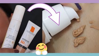 La Roche Posay Anthelios Mineral One vs Envera 🌞💄👄  Bloqueador Solares  Video 4K [upl. by Dom]