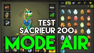 Test Sacrieur 200 MODE AIR  DOFUS [upl. by Nagol]