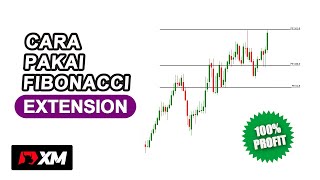 Cara menggunakan fibonacci extension [upl. by Roseann]