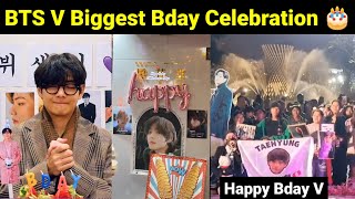 BTS V Biggest Birthday Celebration 2023 🎂  V Birthday Projects [upl. by Idas488]