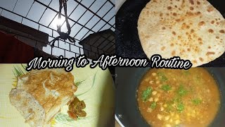 Morning to Afternoon Routine 🌅  chane ki daal banai Faiza Hassan Vlogs [upl. by Brittan]