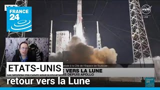 EtatsUnis  retour vers la Lune • FRANCE 24 [upl. by Anselmi]