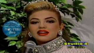 Thalia  Edicion Especial Studio 4 de Gala Tour Peru 1993 [upl. by Bala]