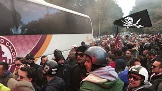 Serie B 26 Novembre 2017 PisaLivorno 10 Ultras Livornesi a Tirrenia [upl. by Atsira]