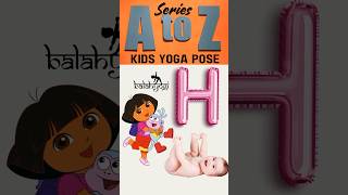 Letter H yoga pose  kidsyogafun [upl. by Mcmahon]