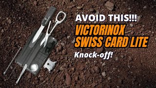 Don’t Ever Buy This Victorinox Swiss Card Lite Knockoff [upl. by Veneaux]