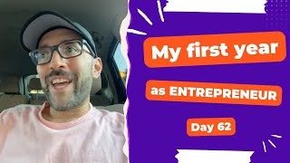 Diary of a Digital Entrepreneur Day 62  My first year as entrepreneur [upl. by Aisad]