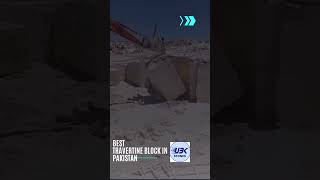 TRAVERTINE BLOCKS  MINING BLOCKS CUTTING [upl. by Assehc]