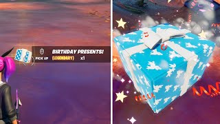 How to Get Birthday Presents in Fortnite Season 8 Location [upl. by Augustine]