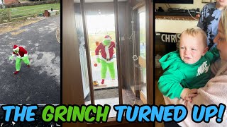 Friendly Grinch Scares Toddler [upl. by Daffy]