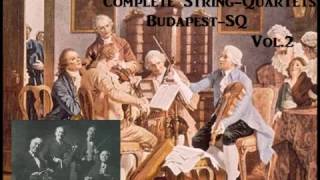 LBeethoven Complete StringQuartet Vol2 712  Budapest SQ [upl. by Akcimat]