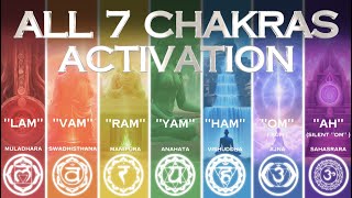 7 CHAKRAS ACTIVATION  MANTRA CHANTING MEDITATION  7 MIN PER CHAKRA WITH HEALING FREQUENCIES [upl. by Notfilc]