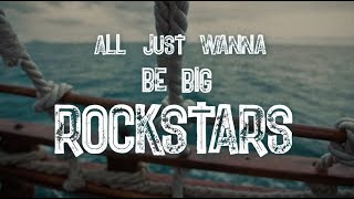 Nickelback  Rockstar Sea Shanty Lyric Video with The Lottery Winners [upl. by Photina]