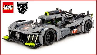 LEGO TECHNIC 42156 PEUGEOT 9X8 24H Le Mans Hybrid Speed Build  Brick Builder [upl. by Griz]