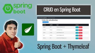 Desarrollo de un CRUD Completo en Spring Boot con MySQL Thymeleaf y Bootstrap [upl. by Neehsas]