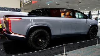 2023 EdisonFuture EF1T Electric Solar Pickup Truck  New Tesla Cybertruck Killer 2021 LA Auto Show [upl. by Eekorehc]